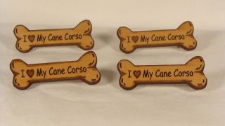 Lot of 4 Cane Corso Dog Breed Pins