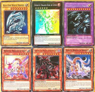  Hieratic Deck Dragon King of Atum Blue Eyes White Dragon DPKB Ultimate