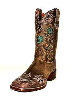 Womens Dan Post DP2915 Pointed Arrow Square Toe Western Boot in 