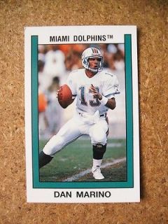 PROOF 88 Panini Sticker Card Dan Marino Miami Dolphins University of 