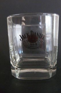 JACK DANIELS OLD No.7 BRAND ROCK GLASS WITH 1905 GOLD MEDAL