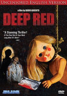 Deep Red The Hatchet Murders DVD, 2011, Uncensored English Version 
