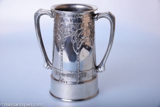 Liberty & Co Tudric Pewter Loving Cup designed by David Veazey