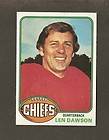 1976 Topps #308 Len Dawson Kansas City Chiefs NM/MINT