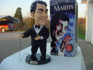 Rare Dean Martin Singing   Animated Doll   by Gemmy Limited Edition