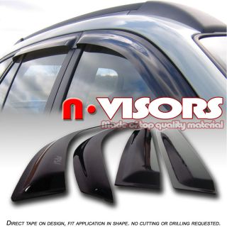 Window Visors Rain/Sun/Wind Guard Vent Shade Toyota Prius 10 11 12 