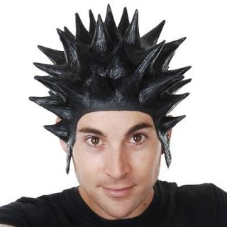 New Deluxe Latex Spikey Punk Black Dennis the Menace Costume Party Wig