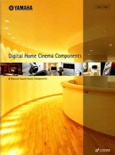 YAMAHA   2004 catalog brochure prospekt audio home cinema components 