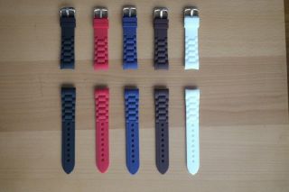 20mm rubber Watch Band for Tudor Submariner 5 color