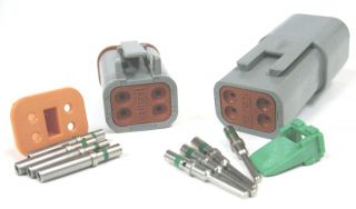 Deutsch DT Series 4 Pin Connector Kit 16 20 AWG