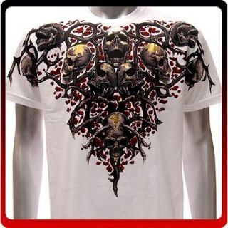   Couture T shirt Sz XXL Tattoo Skull Rider Ghost Devil bmx Biker Rock
