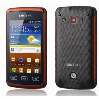 Samsung Galaxy Xcover GT S5690   Black Orange (Unlocked) Smartphone