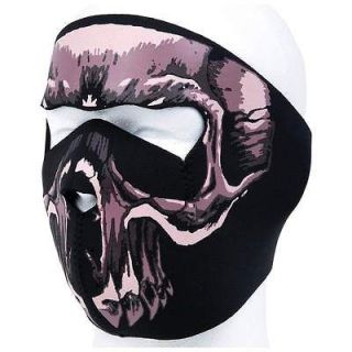   Motorcycle Bike Snowboard ATV Two Hole Skull Face Warmer Facemask