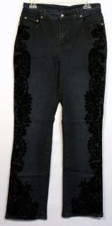 DIANE GILMAN COLLECTION JEANS W/SIDE DESIGN