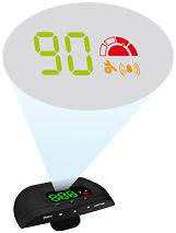 Valeo Speed Visio Nomad   GPS HUD Heads Up Display Speedometer Speedo