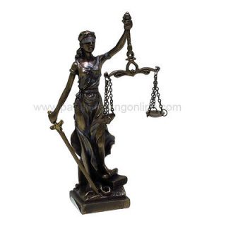   Justice Mini Collector Statue 5 Tall Figurine Greek Dike La Justica