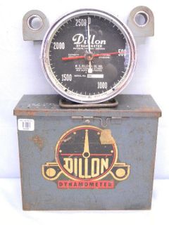 Dillon Mechanical Dynamometer 2500lbs Capacity 50lb Divisions with 