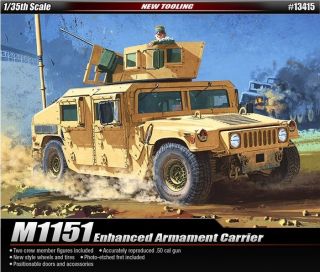 35 ACADEMY M1151 HUMVEE ENHANCED ARMAMENT CARRIER / ACADEMY MODEL 