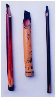 3XCalligraphy Reed pen Qalam Kalam bamboo pen arabic urdu farsi