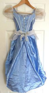 Disney Princess Store Cinderella Girls Fancy Dress Costume 9   10 