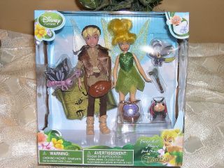 Disney Playset Tinker Bell & Terence Dolls & Friends 10 Piece Includes 