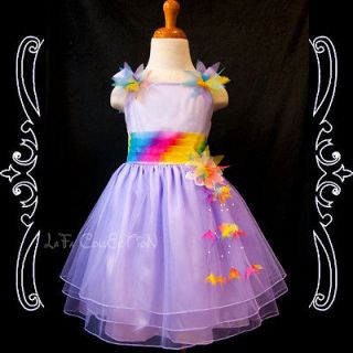   Princess Wedding Pageant Costumes Dance Dresses NEW Purple 5 6 years