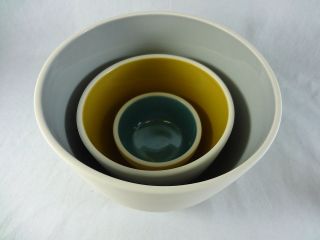 Pigeon Toe Ceramics Scribble Nesting Bowls $166 Hand Thrown Pottery 