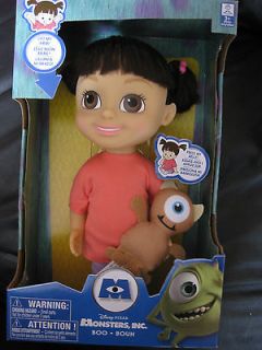 VHTF NIB Disney Pixar Monsters Inc. Babblin BOO & LITTLE MIKEY doll 