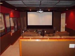 Projector Screen Home Theater Movie 150 Fixed Wall HD