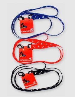 Bulk lot of 12, New Pet DOG 48 DOG LEASH PRINTED