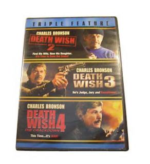 Death Wish 2/Death Wish 3/Death Wish 4 (DVD, 2010)