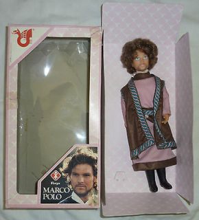 FURGA Vintage MARCO POLO 12 Poseable Doll MIB 1982 MADE IN ITALY