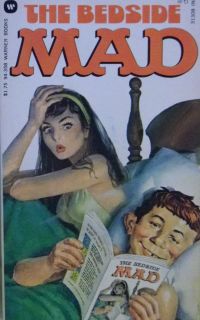 MAD Paperback Book   The Bedside MAD   Printing 1973 (Red Letter Ed)