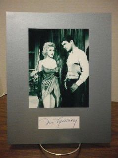 Don Murray Autograph BUS STOP MOVIE Display Signed Signature COA 