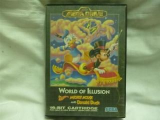   Drive Game Cartridge World Of Illusion Mickey Mouse And Donald Duck