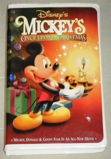   UPON A CHRISTMAS VHS MOVIE, Disney 1999   Mickey, Donald, & Goofy