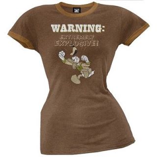 Donald Duck   Extremely Dangerous Juniors Plus Size T Shirt