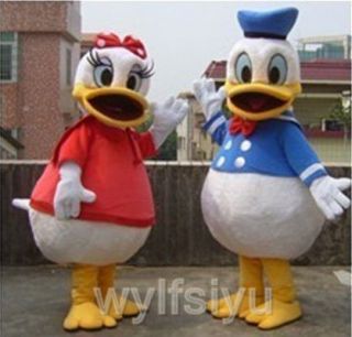 NEW Donald Duck and Daisy Duck CARTOON MASCOT COSTUME