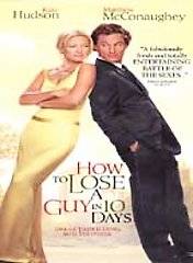 How to Lose a Guy in 10 Days DVD, 2003, Widescreen Checkpoint