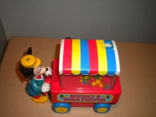 Vintage ILLCO Mickey Mouse Donald Duck Musical Baby Toy Its a Small 