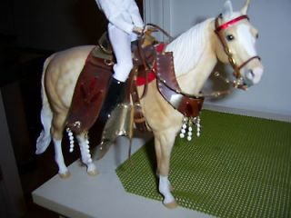 breyer/ peter stone ish horse custom painted palomino a parade tack