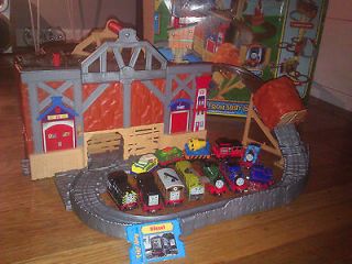 Huge Lot Rescue From Misty island Diecast Thomas Take N Play Train Set 