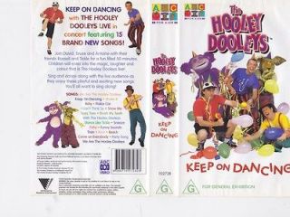 THE HOOLEY DOOLEYS KEEP ON DANCING VHS PAL VIDEO~ A RARE FIND