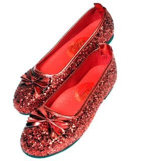 Wizard Of Oz Deluxe Dorothy Red Ruby Childrens Shoes Sequin Book Week 