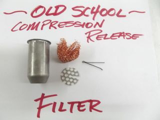 Compression Release Filter Old School Vintage Motocross Flat Track 
