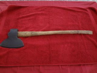 Antique Douglas Broad Axe   W.Hunt  ​ 8.5X10 Forged Blade     $20 