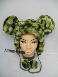 Newly listed Rare DISNEY WORLD MICKEY MOUSE Camouflage Plush Hat Cap 