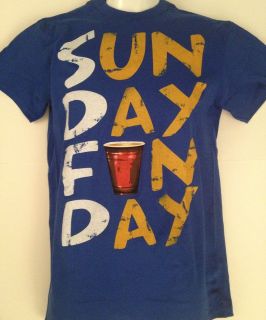 Sunday Fun Day tshirt Beer drinking shirt LARGE NE​W NWT MORE IN 