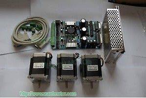 Free to USA&Germany,3Axis Nema 23 Stepper Motor 287oz in +3 Axis Board 