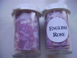 ENGLISH ROSE GLITZY TRANSFER NAIL ART FOIL craft, lips, adhesive 